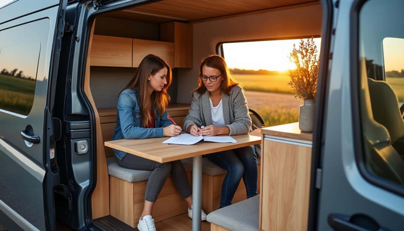 Illustration: Comprendre les bases de l’assurance pour un van aménagé