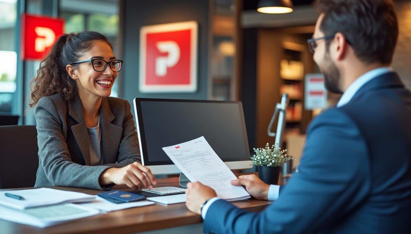 Illustration: Comment fonctionne un virement international via La Banque Postale ?